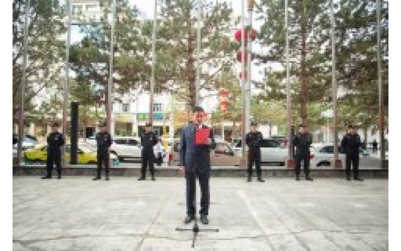 慶賀祖國70華誕，野馬集團舉行升旗儀式！